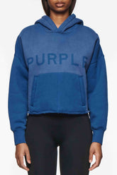 PURPLE BRAND W4013 Heavyweight Fleece Raw Hem Hoodie - Gravity NYC